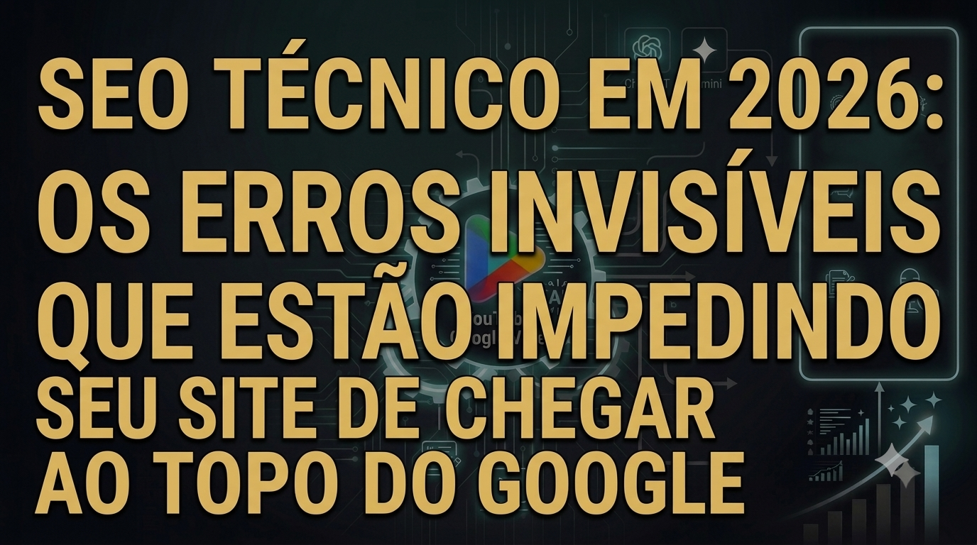SEO Técnico em 2026: Os Erros Invisíveis que Estão Impedindo Seu Site de Chegar ao Topo do Google
